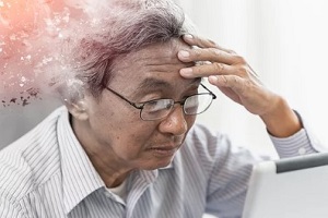 older man with dementia